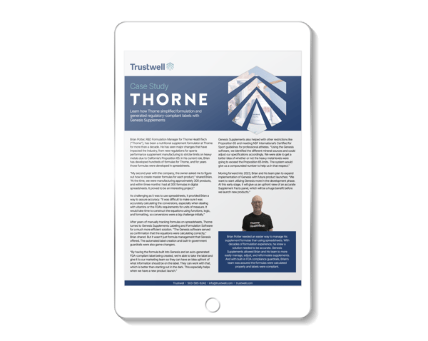 Case Study Mockup Thorne Research